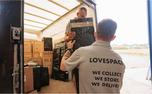 LOVESPACE van undload box